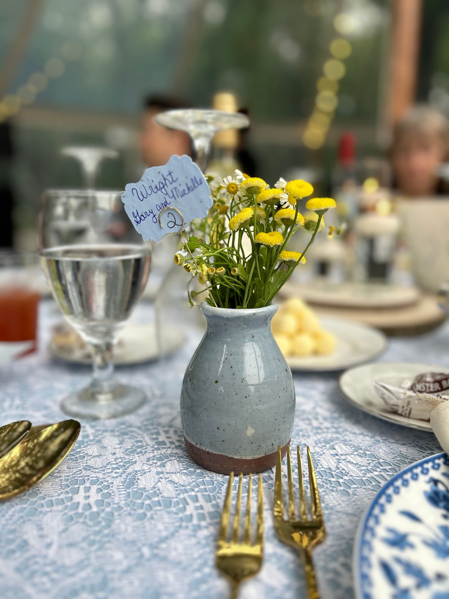 Classic Blue Bud Vase